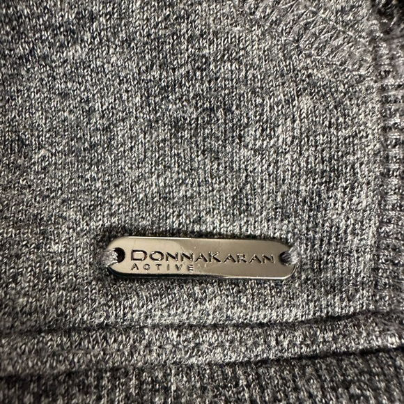 Donna Karan Charcoal Zip-Up Hoodie - Picture 12 of 16